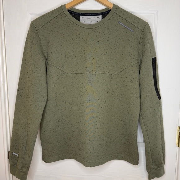 Porsche Design Sportswear Crew Neck Sweatshirt Size Medium - Picture 8 of 8